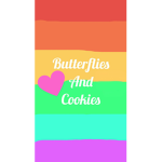 GIRLS ONLY butterflies and cookies