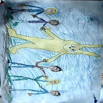 FNAF Movie Yellow Rabbit drawing