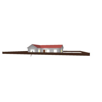 Little Rock Arakansas Suburban House 1  Evening 