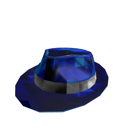 Midnight blue Sparkle time Fedora Roblox item