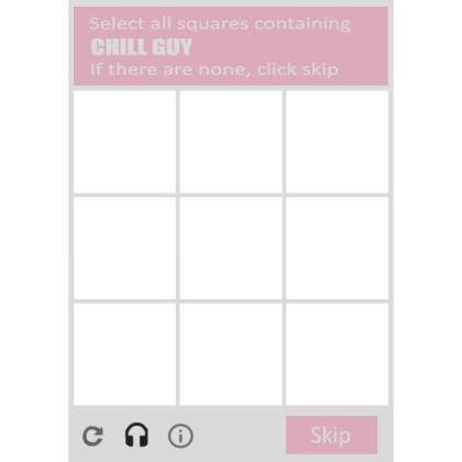 CHILL GUY Verification Text Pink Roblox item