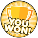 You Won! | Roblox Game Badge - Rolimon's