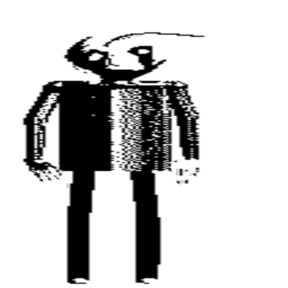 Creepy baldi Roblox decal