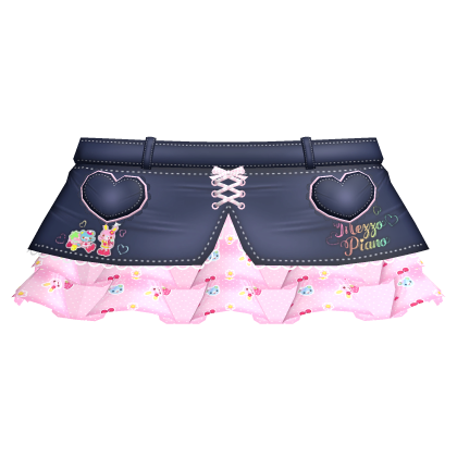 🌈☘️ mezzo piano denim skirt