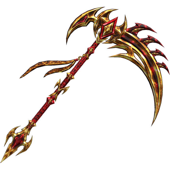 Gold and Red Soul Snatcher Scythe