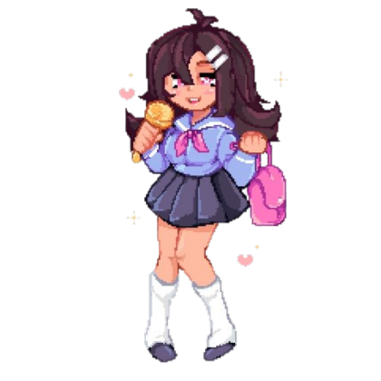 Senpai Fangirl! (Pixel) Roblox decal