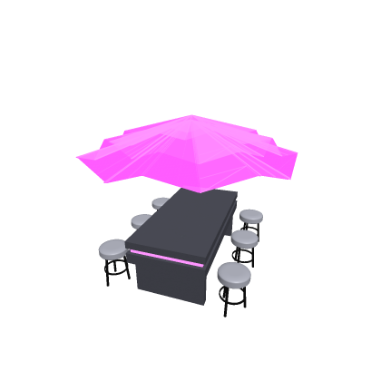 Cyberpunk outdoor table 