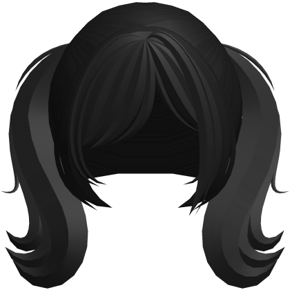 Hime Twin Pigtails (Black) Roblox item