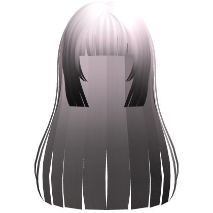 pink ombre anime yumeko straight cute hair