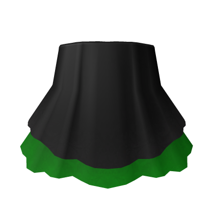 💚🦇 Layered train skirt - Green & Black [2.0] Roblox item