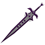 Violet Glitter Heart Excalibur