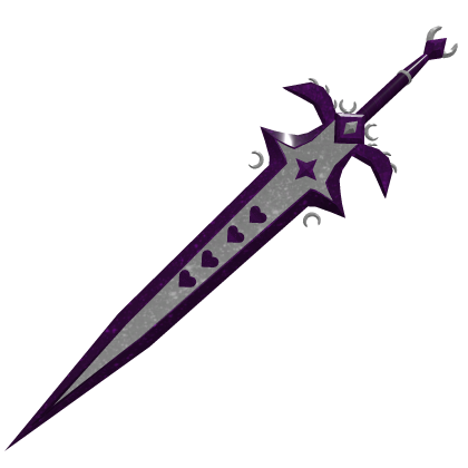 Violet Glitter Heart Excalibur thumbnail