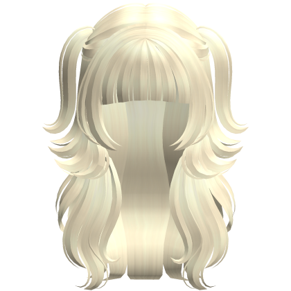 Anime Wolfcut With Twintails (Yellow) Roblox item