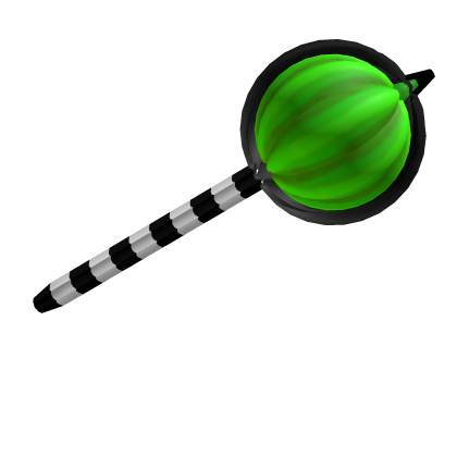 Green Halloween Pumpkin Pop (Lollipop)
