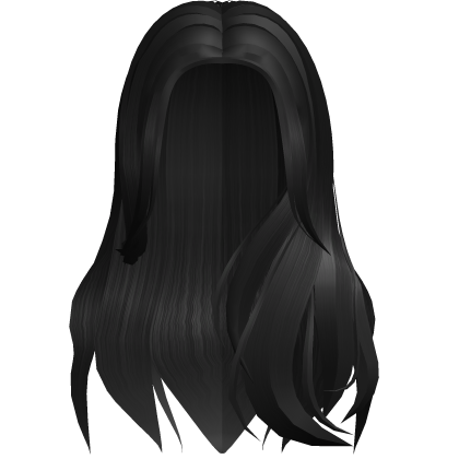 Black hair Sweep Sleek Long Popular 