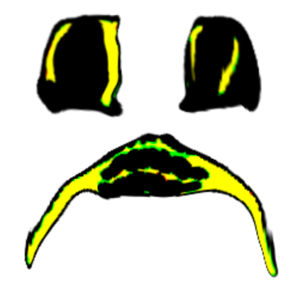 creepy sad face Roblox decal