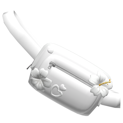 Preppy White Crossbody Fannypack thumbnail