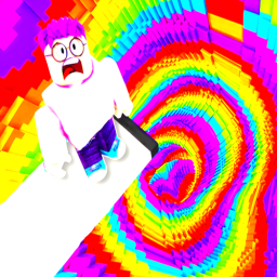 🌈 Mega Easy Rainbow Slide Obby