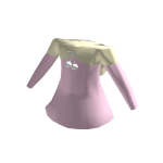 Kawaii easter bunny ears dress pink and yellow