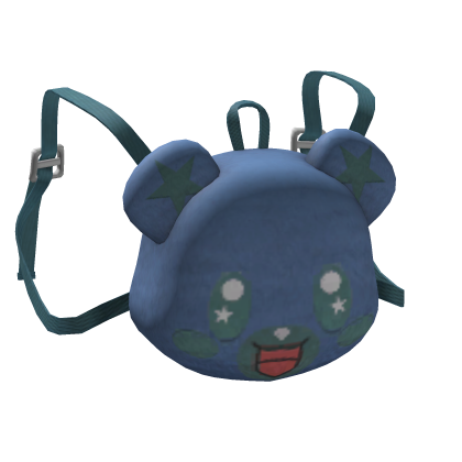 -',ৎ Cute Kawaii Bear Backpack in Blue (1.0)