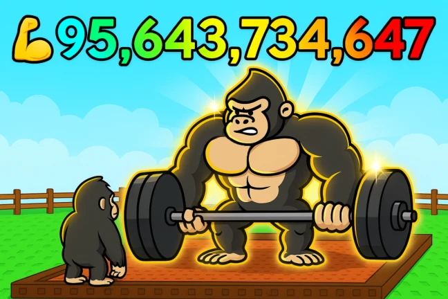 ゴリラとヒトを訓練しよう! [🧠]