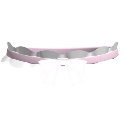 pink kawaii neko maid laced choker