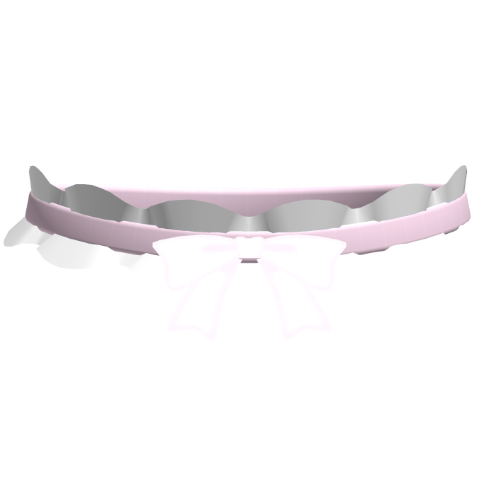 pink kawaii neko maid laced choker