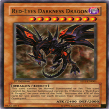 Yu-Gi-Oh Red-Eyes Darkness Dragon Roblox decal