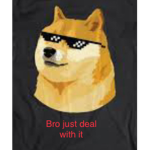 Just deal with it bro