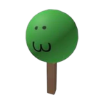 the trees are green!