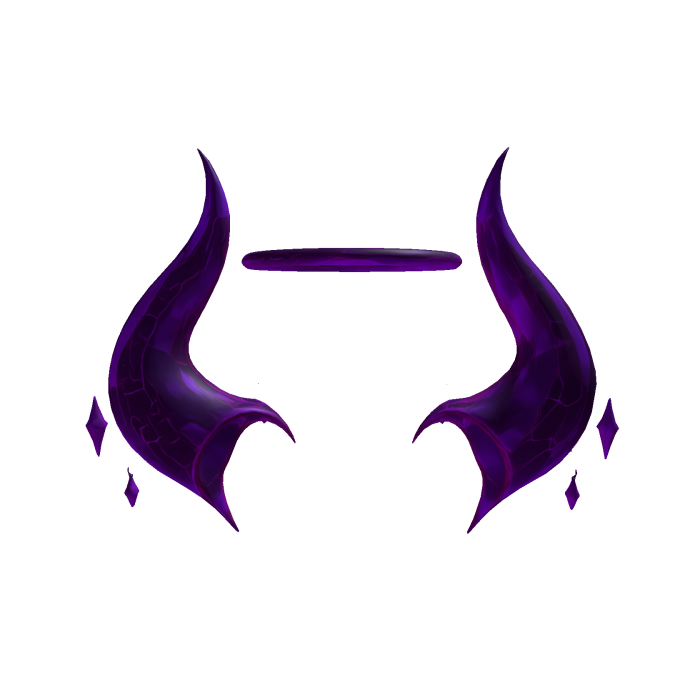 HORNS PURPLE AUREOLA CUERNOS Y2K MOE VKEI