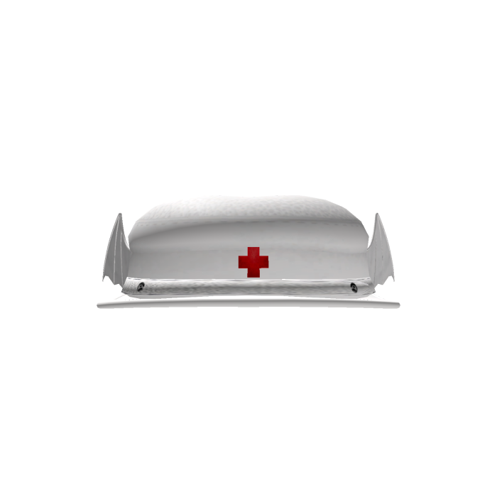 1.0 bat hat white halloween