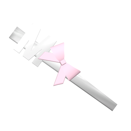 silver m initial hair clip Roblox item