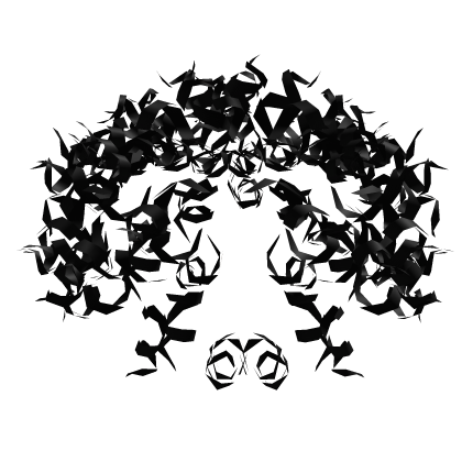 Curly Coil Black 2/2 Roblox item