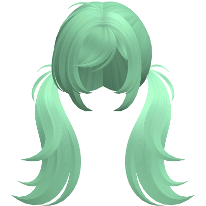 green alt spiky moe overgrown pigtails