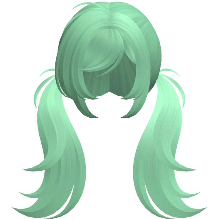 green alt spiky moe overgrown pigtails