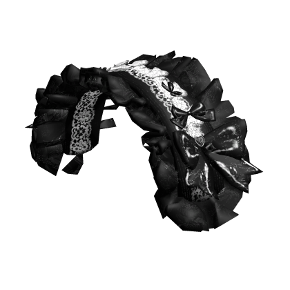 Black Gothic Lace Headdress