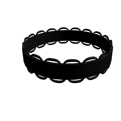 Black lace gothic choker Roblox item