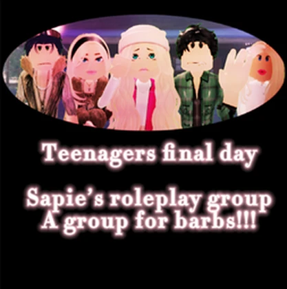 Teenagers final day / Sapie’s Rp group Roblox group icon