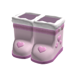 Valentines Fluffy Boots