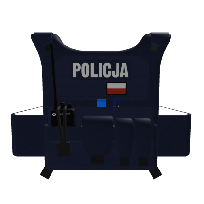 Polish Police Tactical Navy Plate Carrier thumbnail