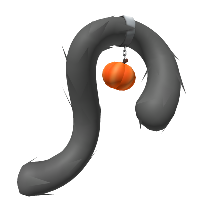 🐈 Halloween Cat Tail Grey