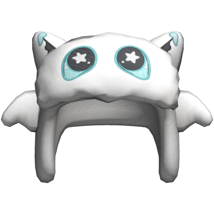 Y2K Cute White Dragon Ushanka