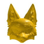 [PBR] Golden Furry Kemono Wolf