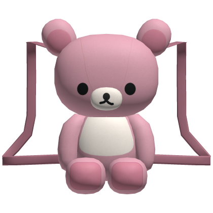 Cute Pink Rilakkuma Korilakkuma Bear Plushie [1.0] Roblox item