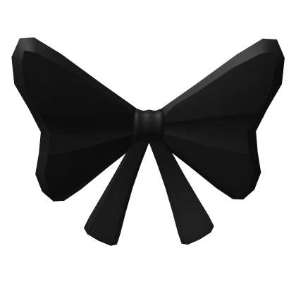 Giant Black Back Bow Roblox item