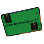 Alien's Membership Card (sold out)