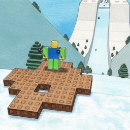Make A Sleigh & Slide Downhill icon