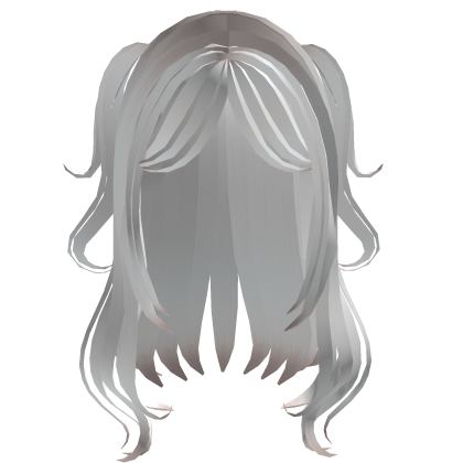 White Anime Girl Hair Roblox item