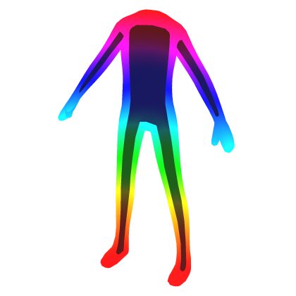 Rainbow Character Outline Aura